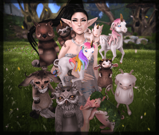 Kara with a few of her friends