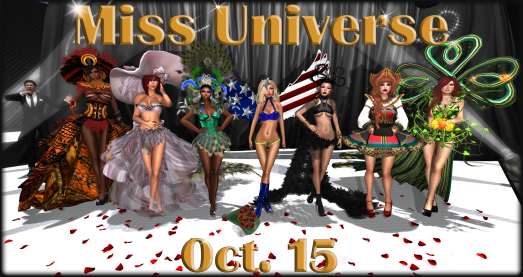 Oct. 15 Miss Universe
