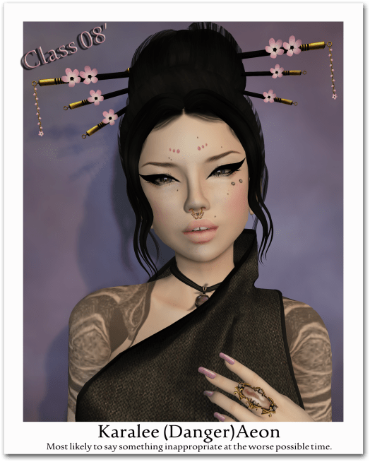 Karalee Second Life Yearbook Smile Challenge!